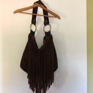 Lynn tallerico handbag original suede w/fringe